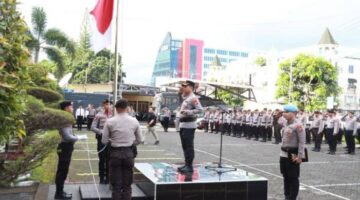Kapolresta Manado Pimpin Upacara Kesadaran Nasional, Tekankan Pelayanan Humanis